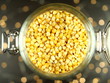 Zdrowa żywność - Kukurydza - ziarna kukurydzy w słoiku