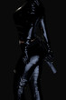 © PixlMakr - Sexy female assassin in glossy latex suit