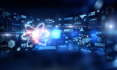 Wall Mural - technology science concept