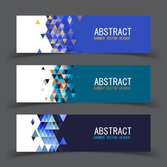 Wall Mural - Banner Colorful Dynamic Abstract. Vector illustration.