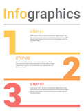 Fototapeta  - Infographics diagram with 3 steps, options, or processes. Vector business template for presentation. business data visualization.