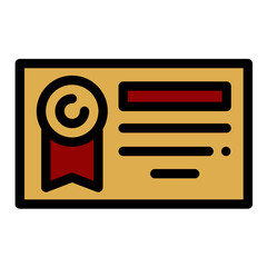 Aufkleber - Sport Game Golden Challenge Award. Red Ribbon. Isolated. Olive Branch.
