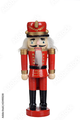 Cuadros en Lienzo nutcracker toy soldier isolated
