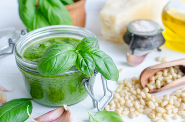 Wall Mural - Pesto genovese sauce