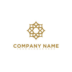Leinwandbilder - Simple minimalistic modern professional logo design of real estate vector EPS illustrator template
