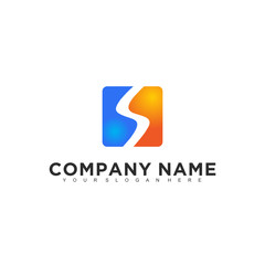 Poster - Simple minimalistic modern professional logo design of technology vector EPS illustrator template