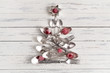 © Евгений Якимович - Christmas tree from Cutlery on light background