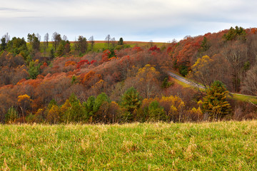 Wall Mural - View from the Lump Overlook along the Blue Ridge Parkway near Boone, North Carolina