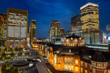 Sticker - Tokyo Station in Tokyo, japan