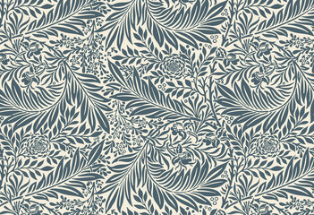 larkspur by william morris (1834-1896). original from the met museum. digitally enhanced by rawpixel