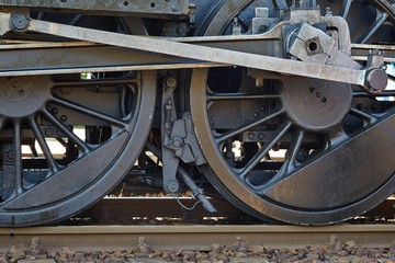 Steam Locomotive Closeup