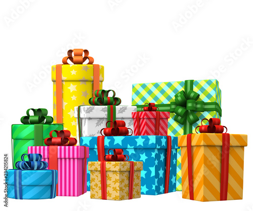 クリスマス プレゼント 3dイラスト Stock イラスト Adobe Stock