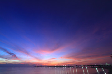 Wall Mural - beautiful sky at twilight time