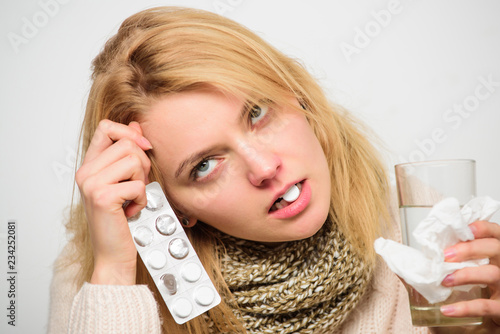 Guidelines For Treating Cold Girl Tablet In Mouth Drink Water