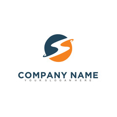 Aufkleber - Simple minimalistic modern professional logo design of technology vector EPS illustrator template