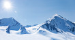 canvas print picture - Winter im Hochgebirge