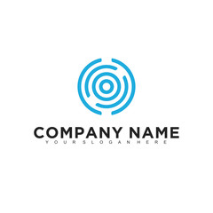 Poster - Simple minimalistic modern professional logo design of technology vector EPS illustrator template