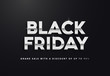 © Tornado design - Black Friday silver sale vector illustration