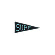 Surfing Pennant icon design. Simple surf pendant concept. Stock isolated on white background
