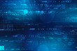 © blackboard - Binary Code Background, Digital Abstract technology background