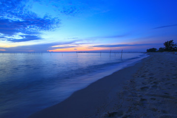 Wall Mural - sunset on sea