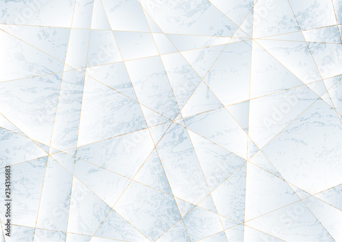 Naklejka - mata magnetyczna na lodówkę Grunge marble low poly texture abstract tech background
