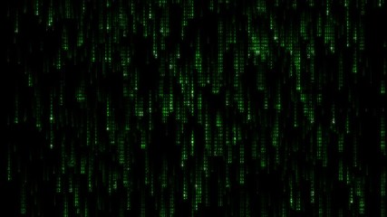 Green Matrix Code Loop