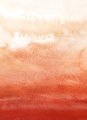 Autumn ink and watercolor textures on white paper background. Paint leaks and ombre effects. Hand painted abstract image.