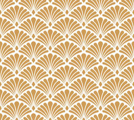 Wall Mural - vector classic floral art nouveau seamless pattern. stylish abstract art deco texture.