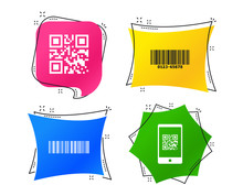 Bar And Qr Code Icons