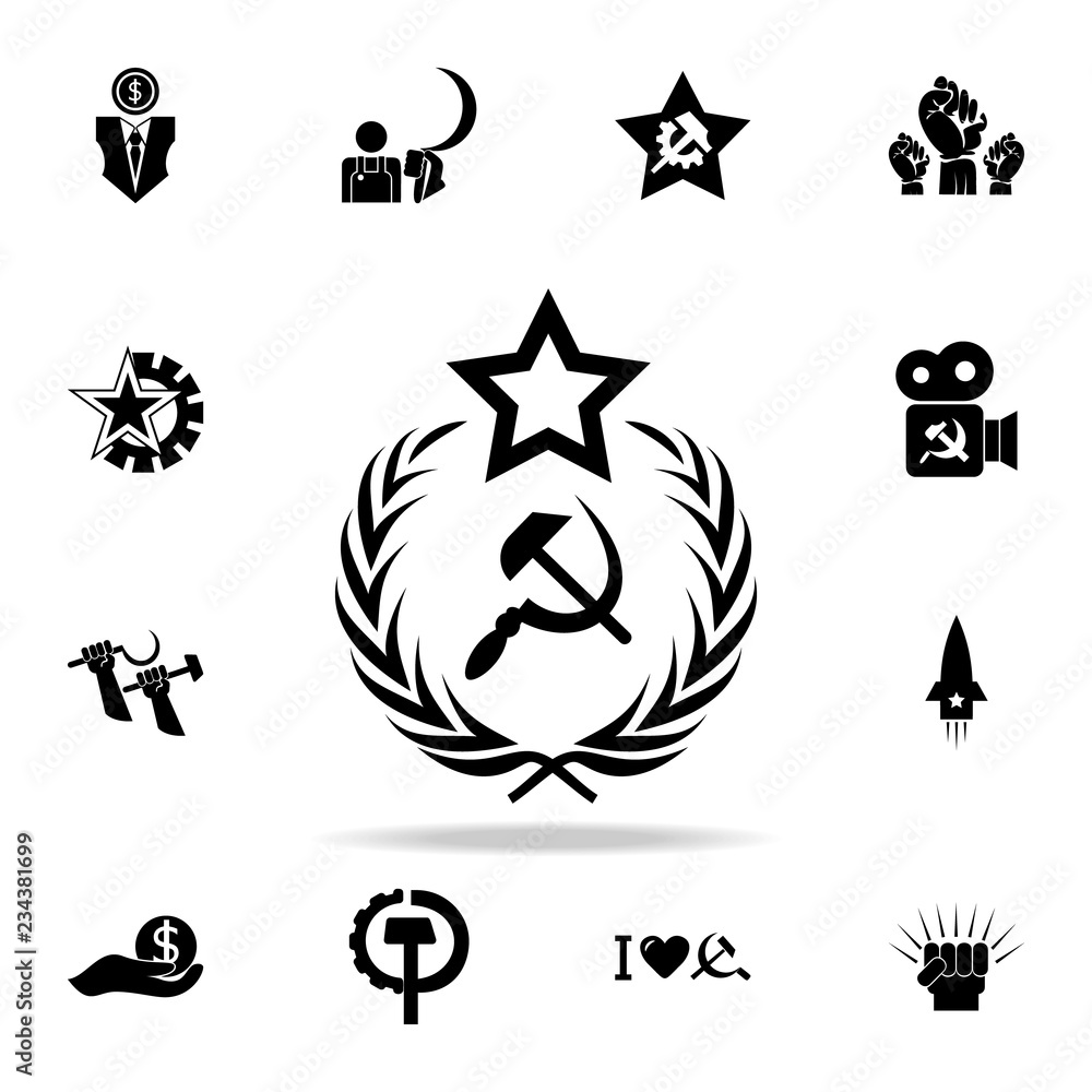 coat of arms of the USSR icon. Detailed set of communism and socialism icons.  Premium graphic design. One of the collection icons for websites, web  design, mobile app Stock Vector | Adobe, image size:1000x1000