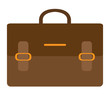 © lar01joka - Isolated business suitcase icon. Vector illustration design