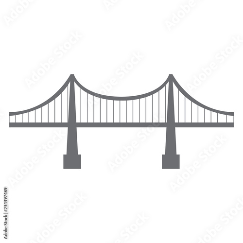 Naklejka most 3d   obraz-struktury-mostu-na-bialym-tle-projekt-ilustracji-wektorowych