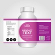 © VectorExpert - Bottle label, Package template design, Label design, mock up design label template