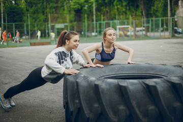 Wall Mural - sport girls