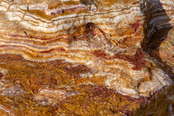 flowing water and stone