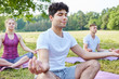 © Robert Kneschke - Mann macht Yoga Meditation