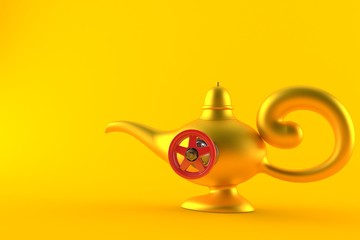 Poster - Magic lamp with valve