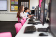 © Monkey Business - Line Of High School Students Working at Screens In Computer Class