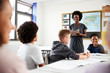 © Monkey Business - Female High School Tutor Standing By Table With Students Teaching Lesson