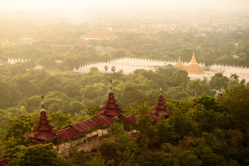 Mandalay Hill landmark in Myanmar, Mandalay, Myanmar