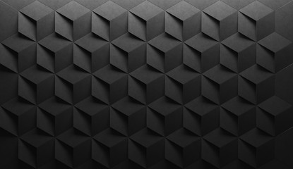 Wall Mural - black background texture. 3d rendering.