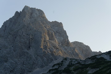 mountains and blue sky - alps