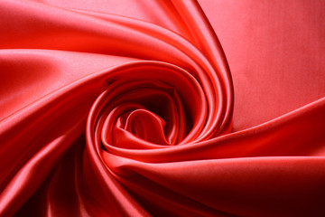 luxury red wavy silk background texture