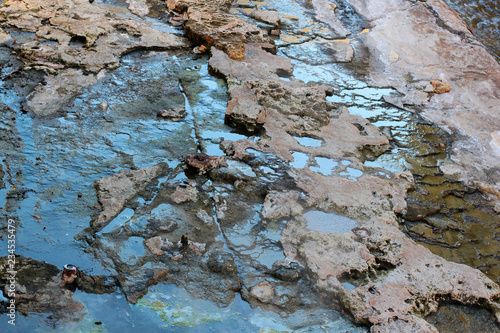 Fotografie, Obraz therapeutic mineral water at a natural hot spring in Karlovy Vary, Czech Republic