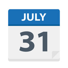 July 31 - Calendar Icon