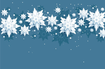 Fototapete - Snow wave decor