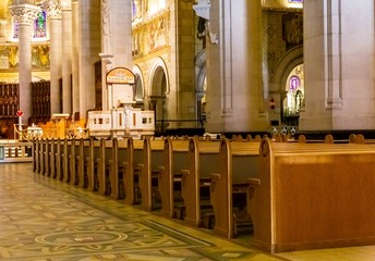 Poster - Pews Along Aisle