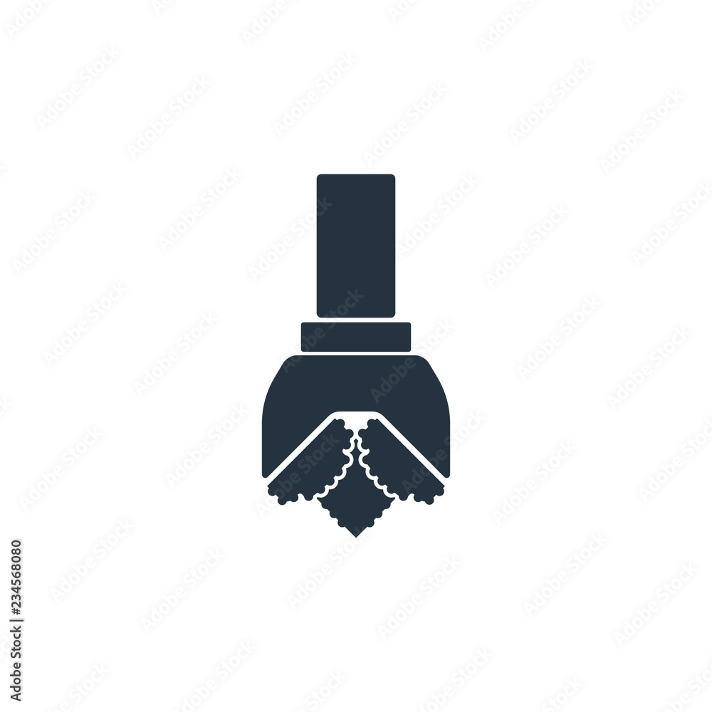 drill isolated icon on white background, oil industry - obrazy, fototapety, plakaty 