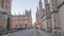 Oxford- Radcliffe Square At Sundown